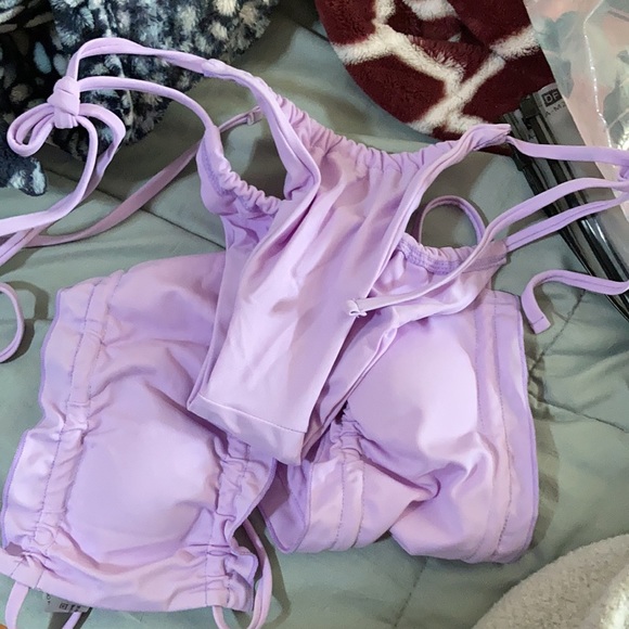 lilac cheeky bikini set - Picture 3 of 5